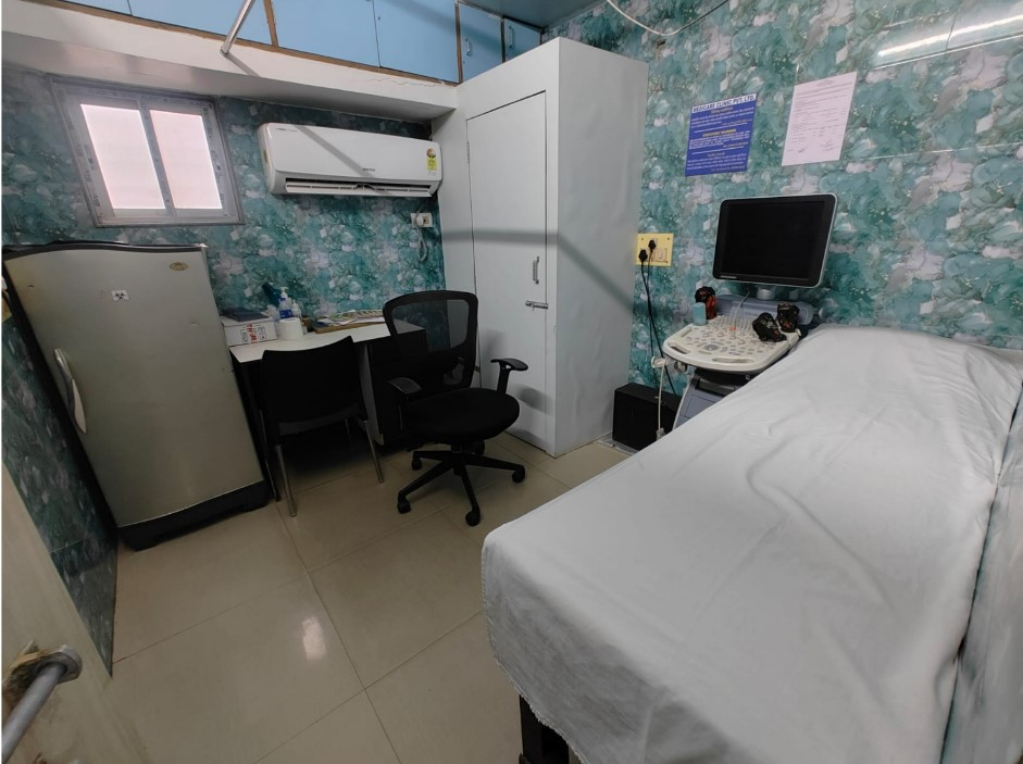 Medicare ultrasound and colour Doppler imaging room